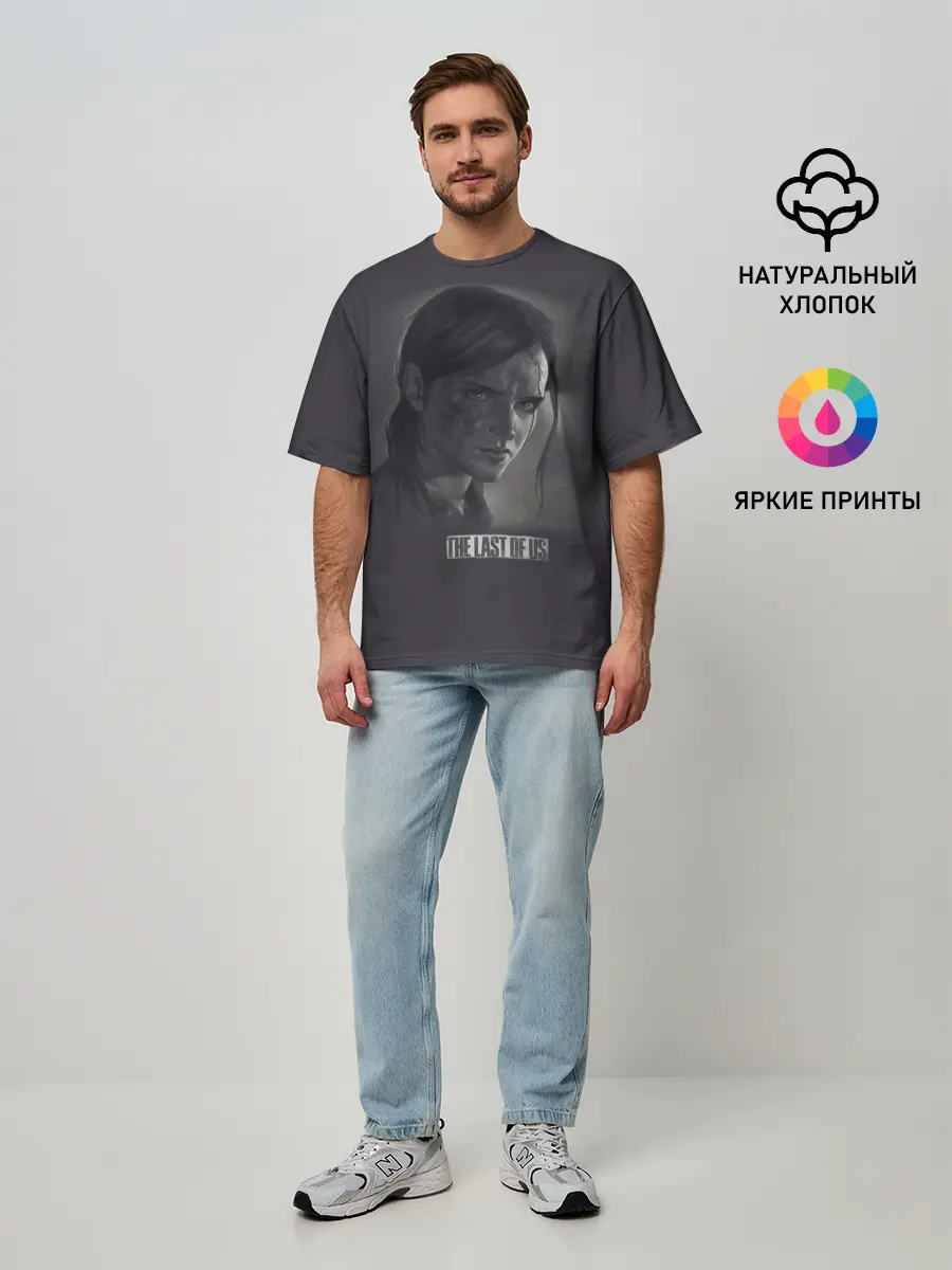 Мужская футболка оверсайз / The Last of Us