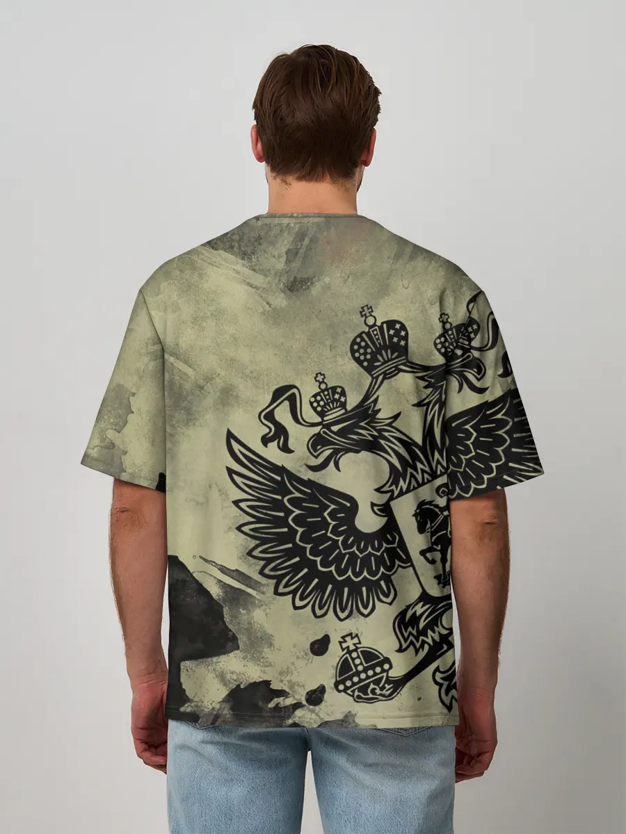 Мужская футболка оверсайз / Россия