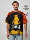 Мужская футболка оверсайз / PUBG / ПАБГ
