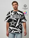 Мужская футболка оверсайз / Metallica