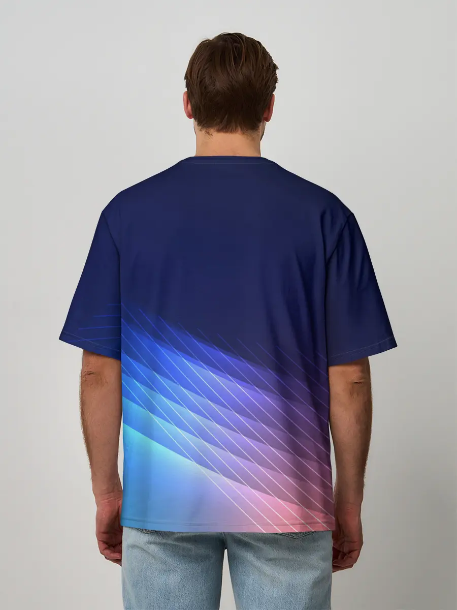 Мужская футболка оверсайз / BMW