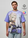 Мужская футболка оверсайз / GENSHIN IMPACT, АЛЬБЕДО