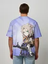 Мужская футболка оверсайз / GENSHIN IMPACT, АЛЬБЕДО