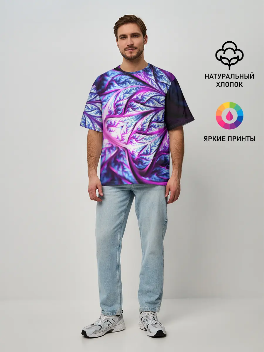 Мужская футболка оверсайз / FRACTAL COLLECTION