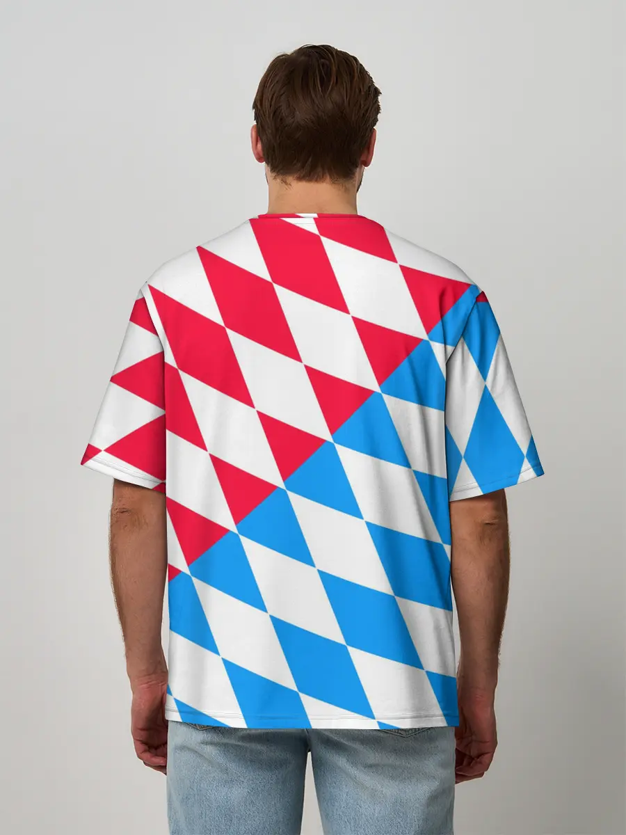 Мужская футболка оверсайз / ФК БАВАРИЯ / BAYERN / МЮНХЕН