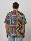 Мужская футболка оверсайз / Этнический орнамент