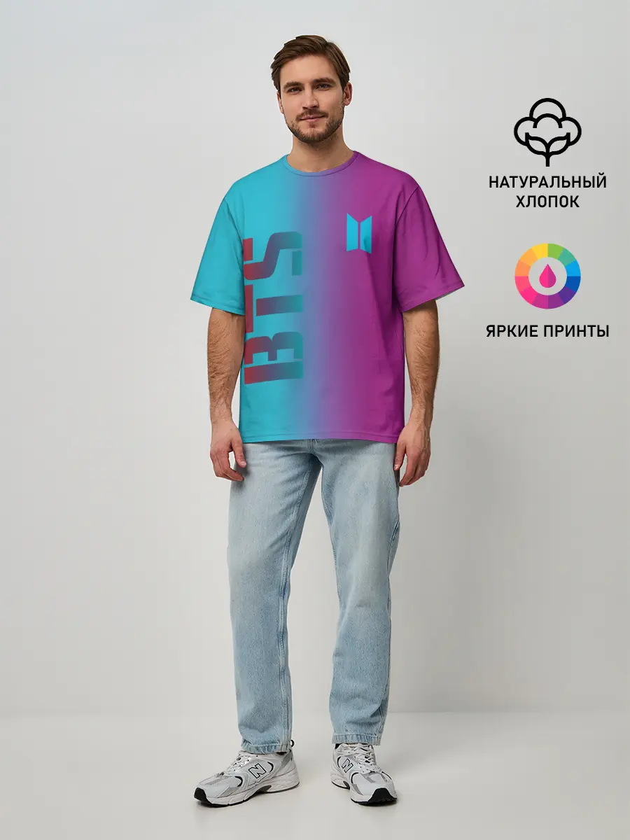 Мужская футболка оверсайз / BANGTAN BOYS