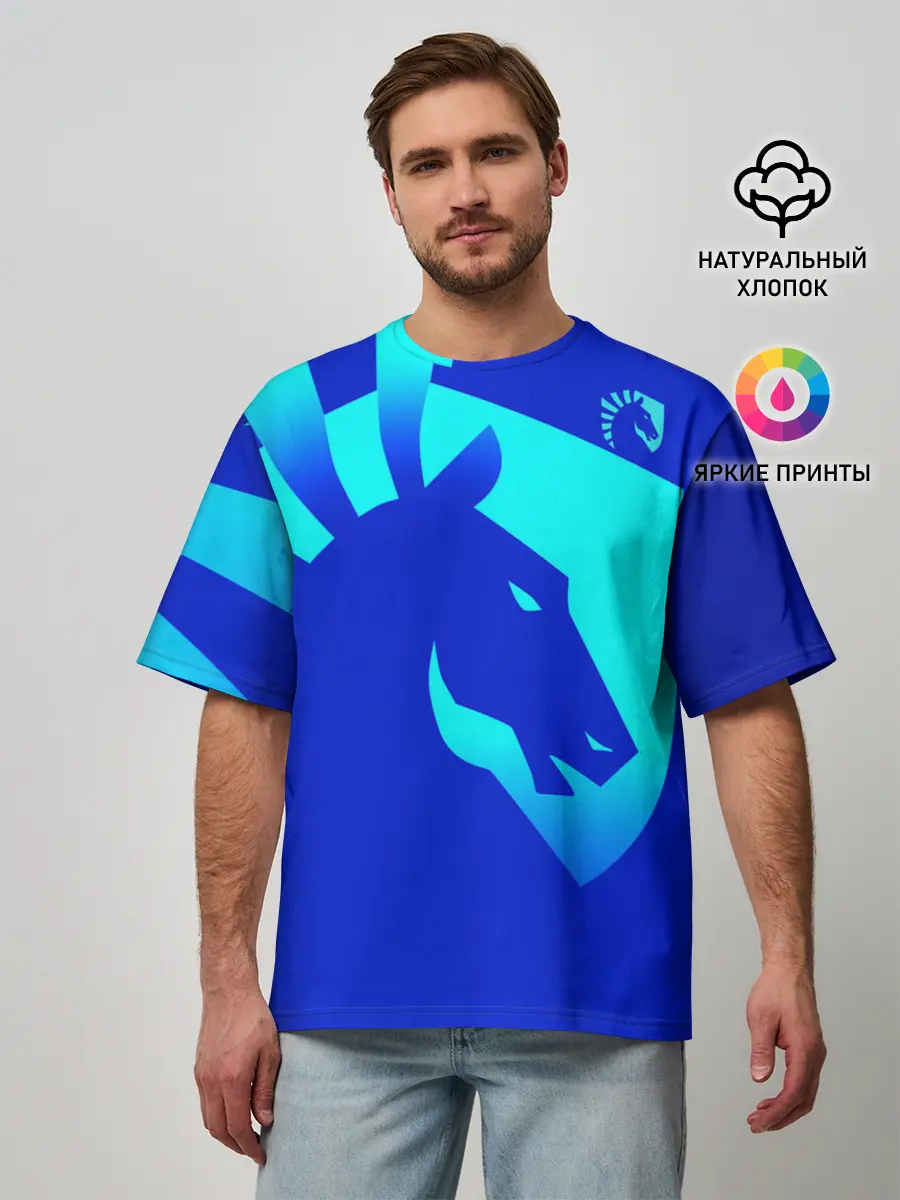 Мужская футболка оверсайз / Counter Strike