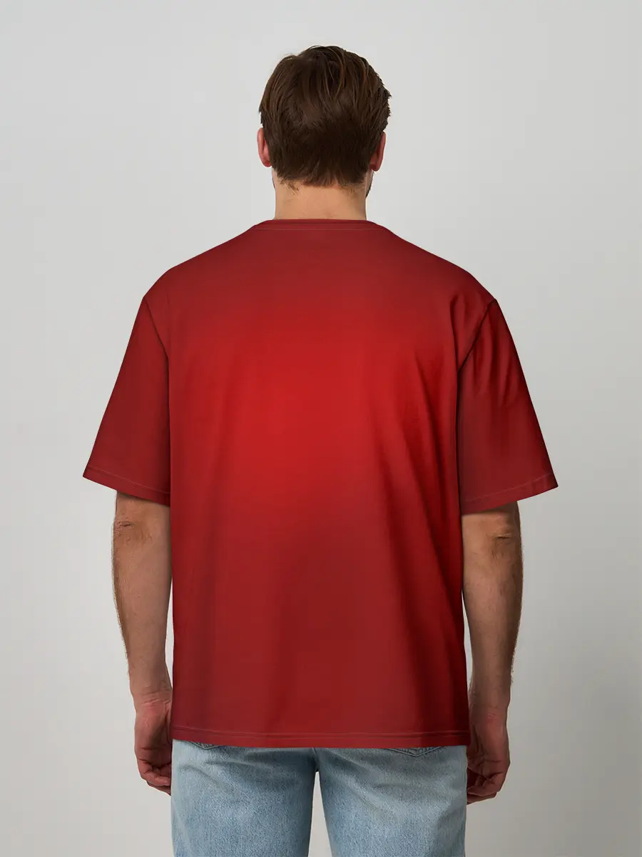 Мужская футболка оверсайз / Agent here