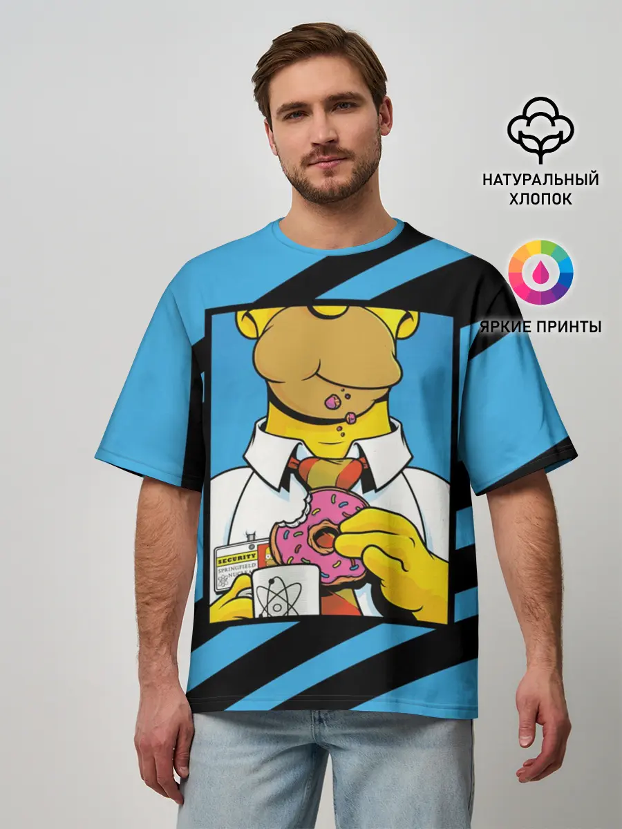 Мужская футболка оверсайз / Отличительные Черты