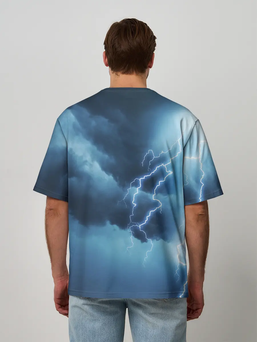 Мужская футболка оверсайз / STORM
