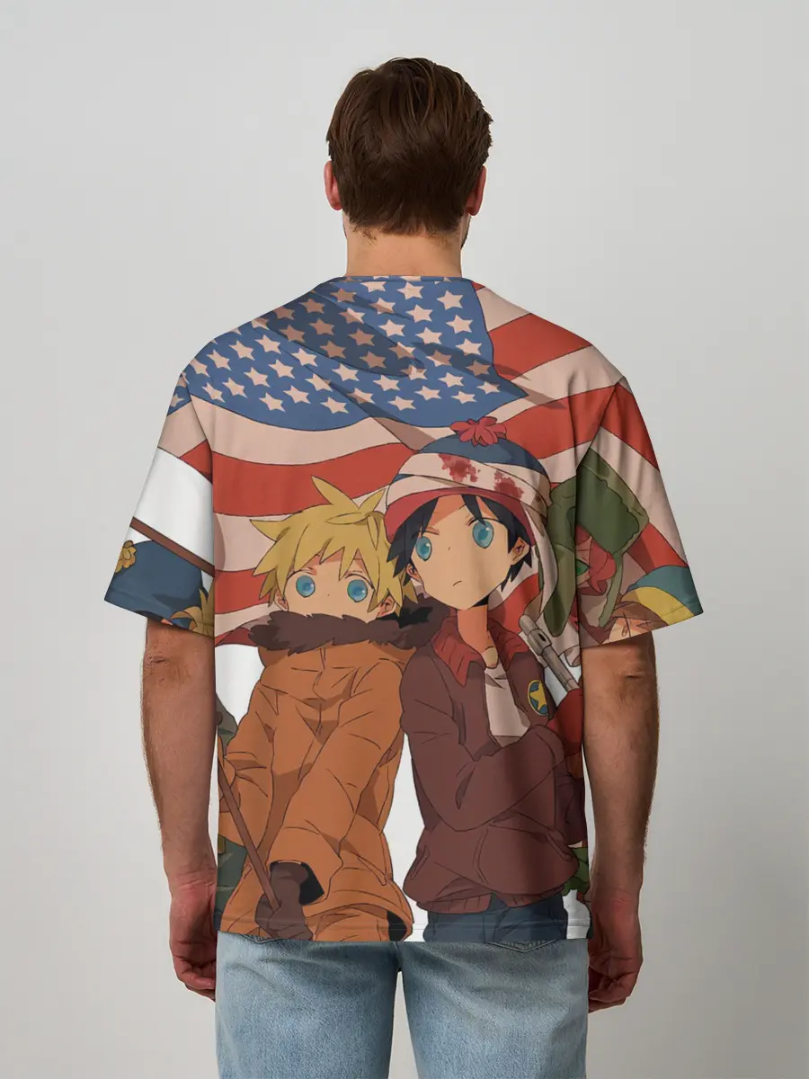 Мужская футболка оверсайз / ЮЖНЫЙ ПАРК