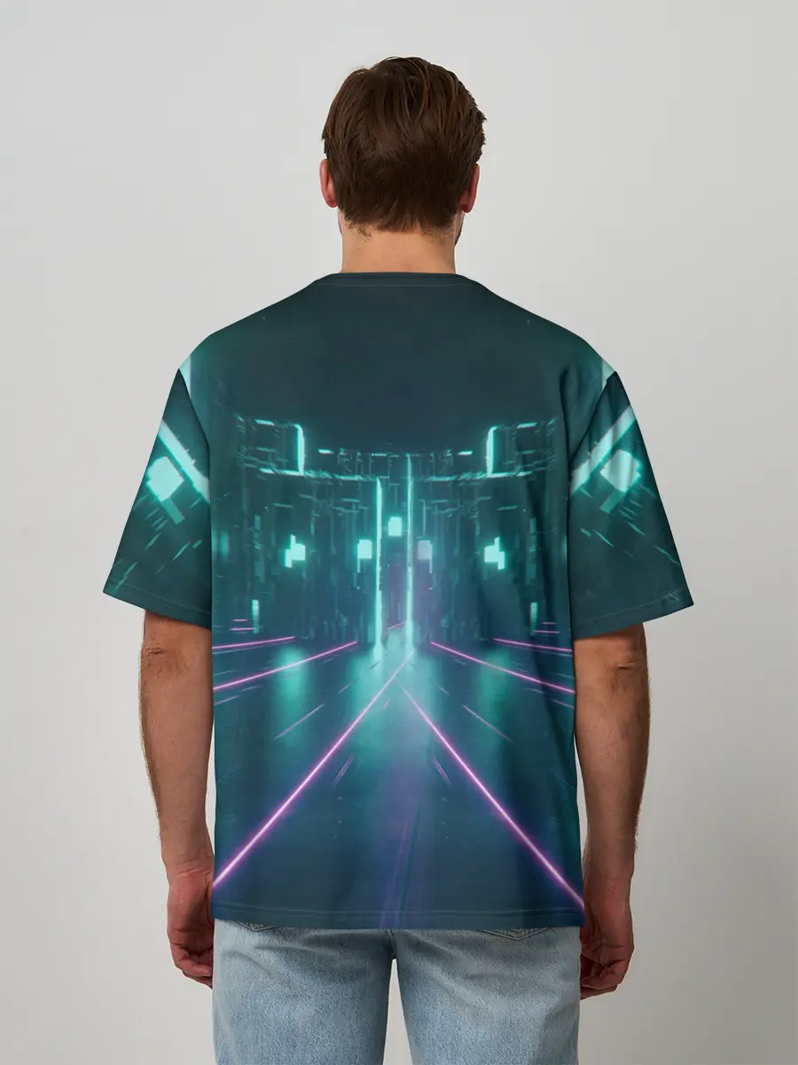 Мужская футболка оверсайз / OutRun