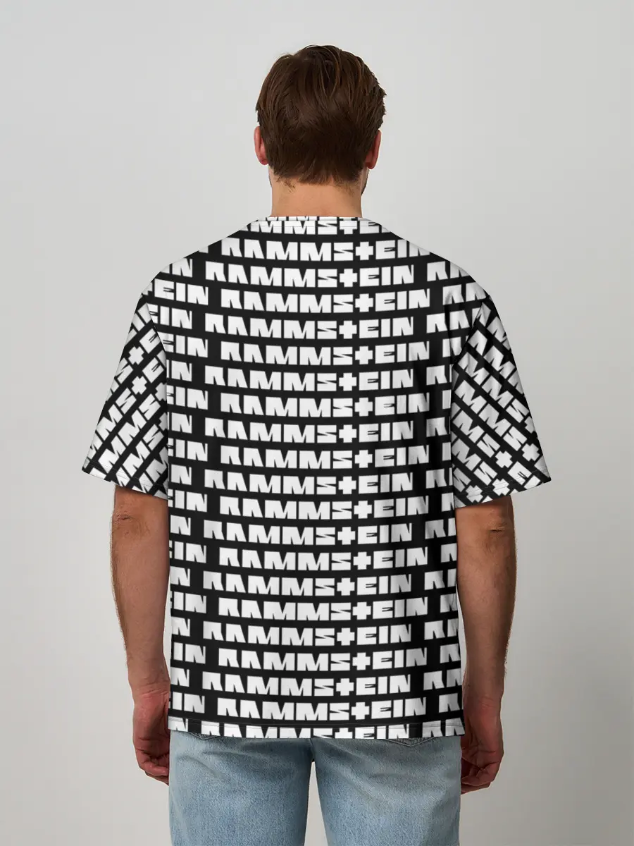 Мужская футболка оверсайз / Rammstein