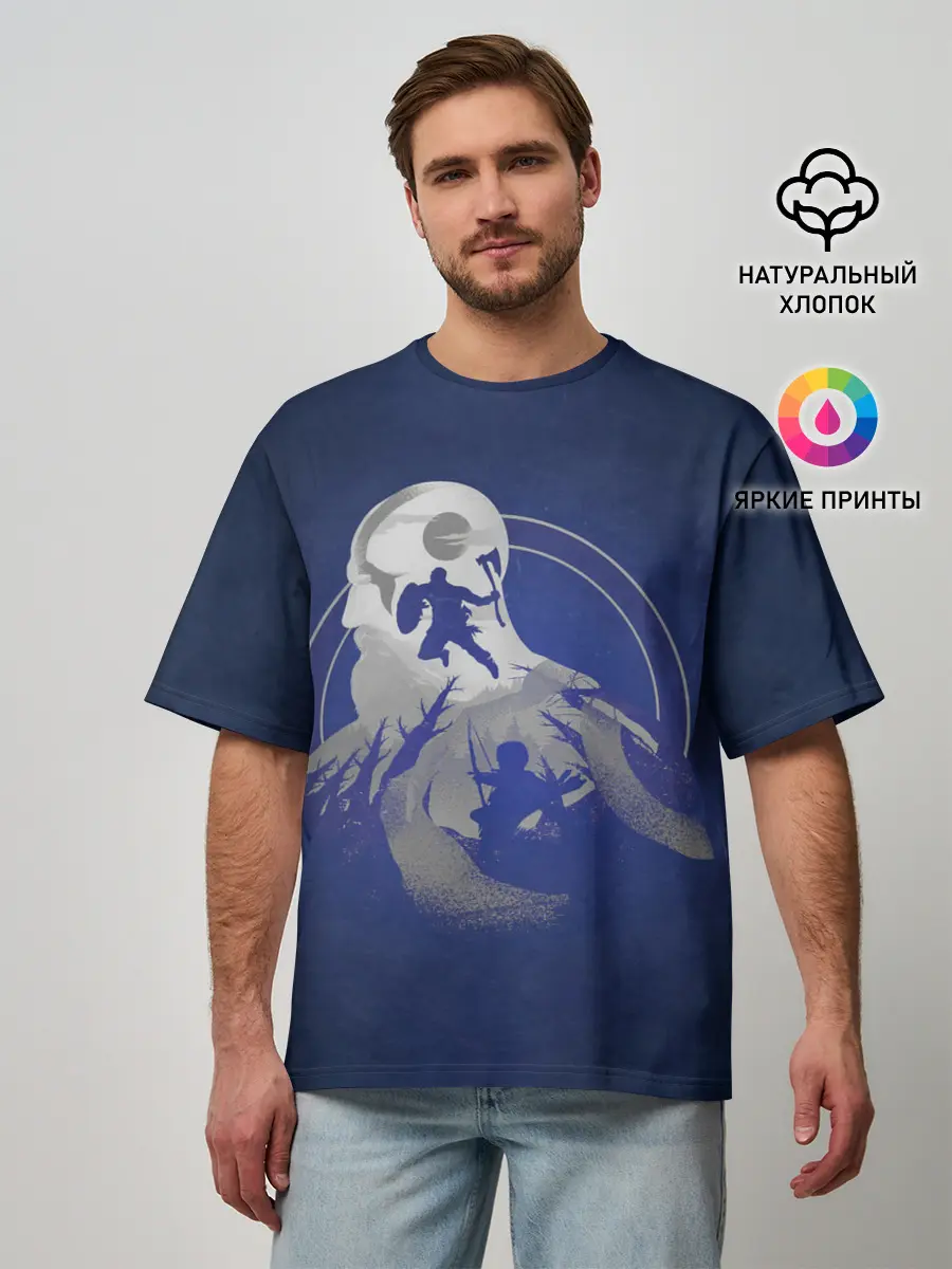 Мужская футболка оверсайз / Gods family