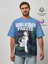 Мужская футболка оверсайз / Girls und Panzer