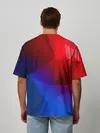 Мужская футболка оверсайз / RED&BLUE
