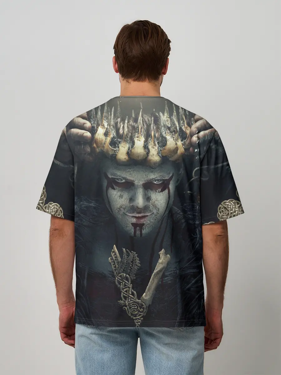 Мужская футболка оверсайз / Викинги - Ивар