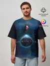 Мужская футболка оверсайз / No Man’s Sky