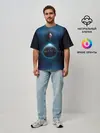 Мужская футболка оверсайз / No Man’s Sky