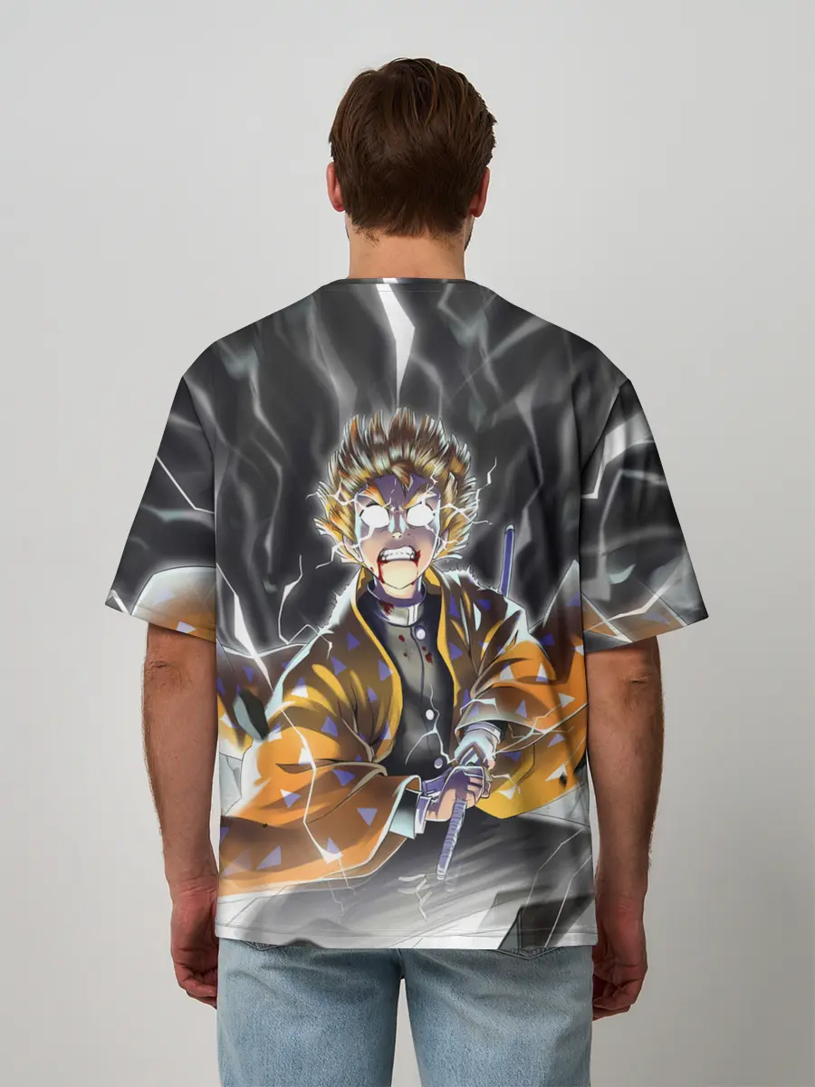 Мужская футболка оверсайз / ЗЕНИЦУ | ZENITSU | KNY