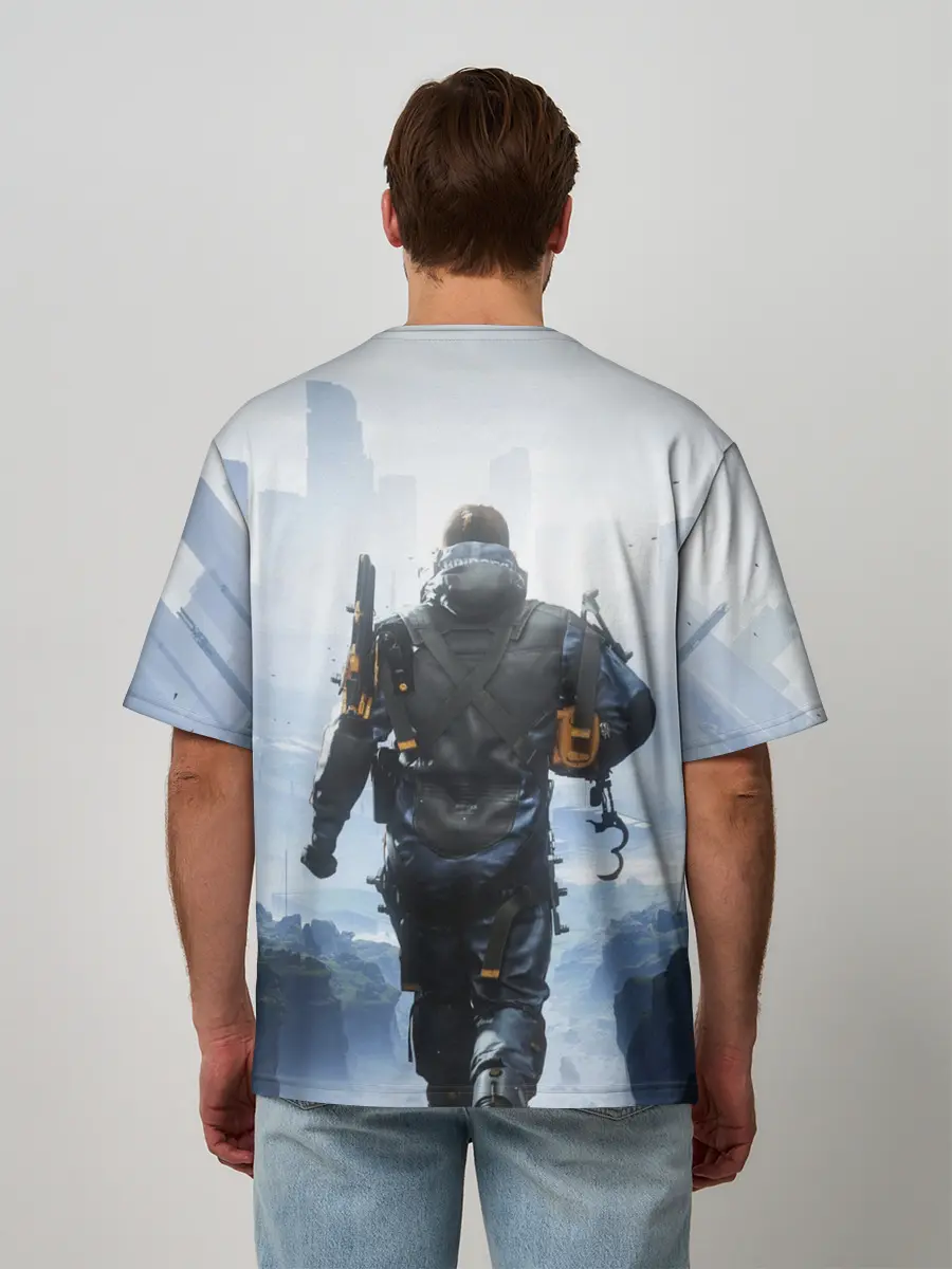 Мужская футболка оверсайз / Сэм Бриджес DS