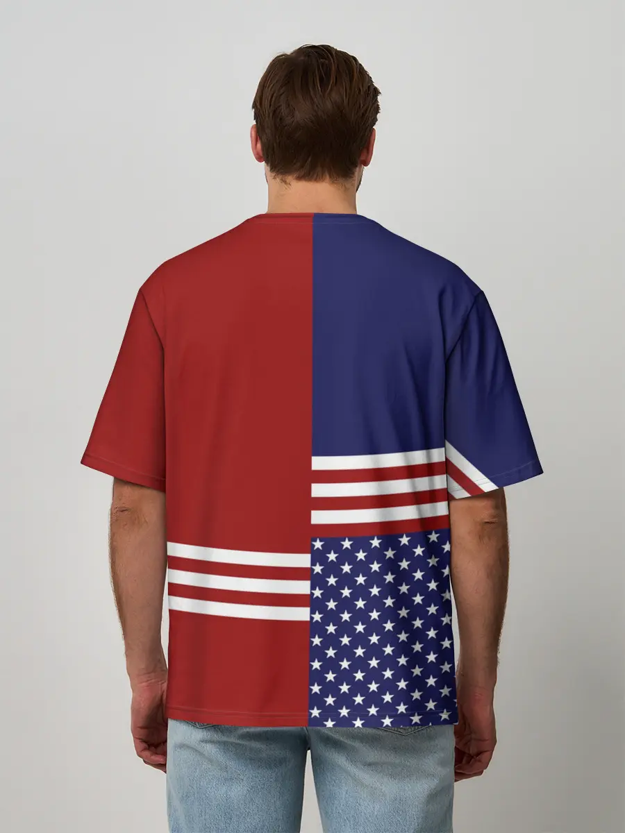 Мужская футболка оверсайз / USA