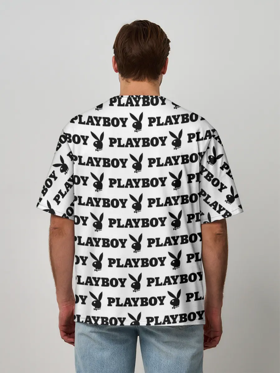 Мужская футболка оверсайз / PLAYBOY | ПЛЕЙБОЙ