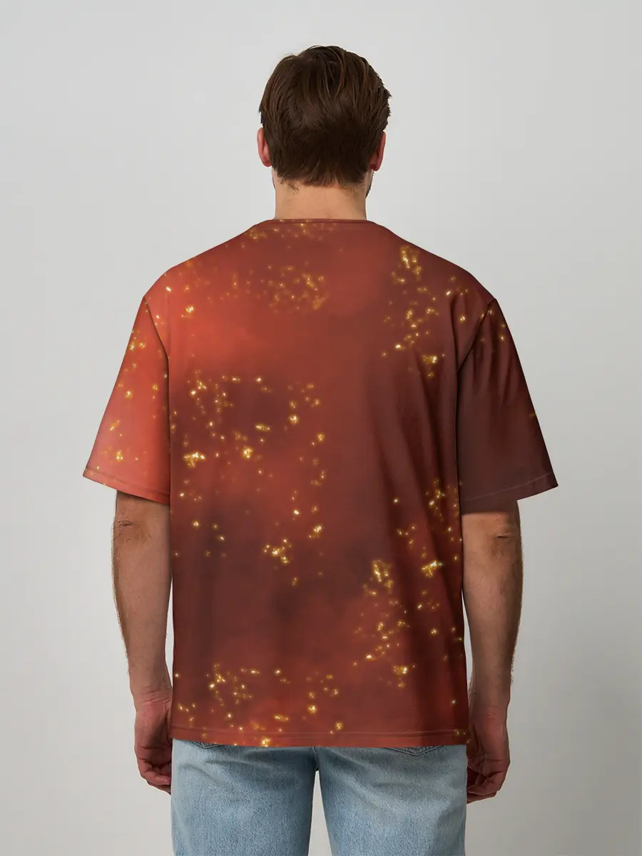 Мужская футболка оверсайз / КЛИ | KLEE | ГЕНШИН