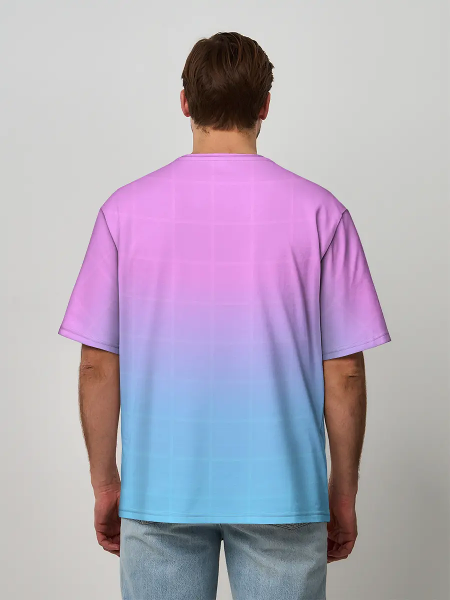 Мужская футболка оверсайз / Anime girl with sword