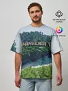 Мужская футболка оверсайз / Minecraft
