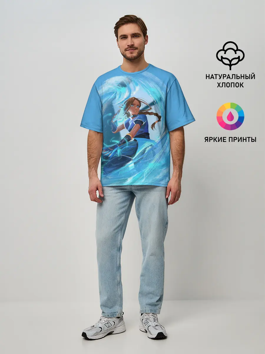 Мужская футболка оверсайз / Katara