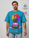 Мужская футболка оверсайз / 6IX9INE