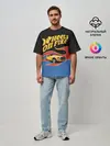 Мужская футболка оверсайз / Hot Wheels. Хот Вилс