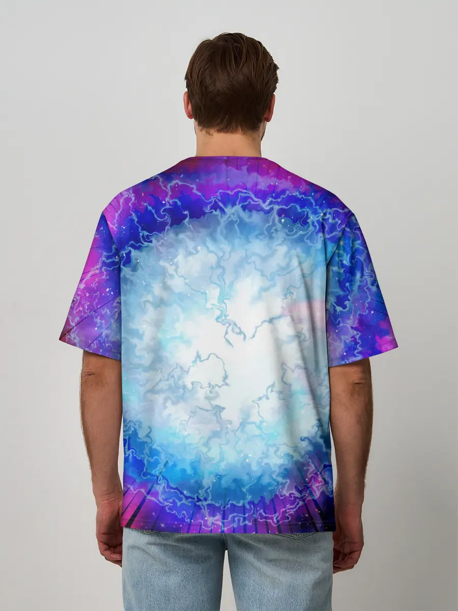 Мужская футболка оверсайз / ГОСПОЖА ГАЛАКТИКА | SPACE GIRL