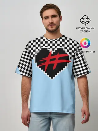 Мужская футболка оверсайз / ФРЕНДЗОНА