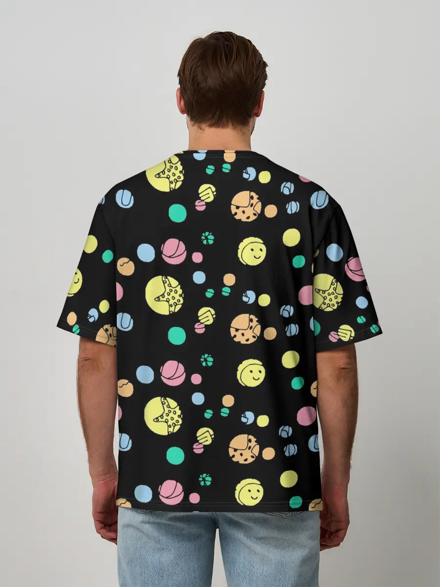 Мужская футболка оверсайз / Отдых