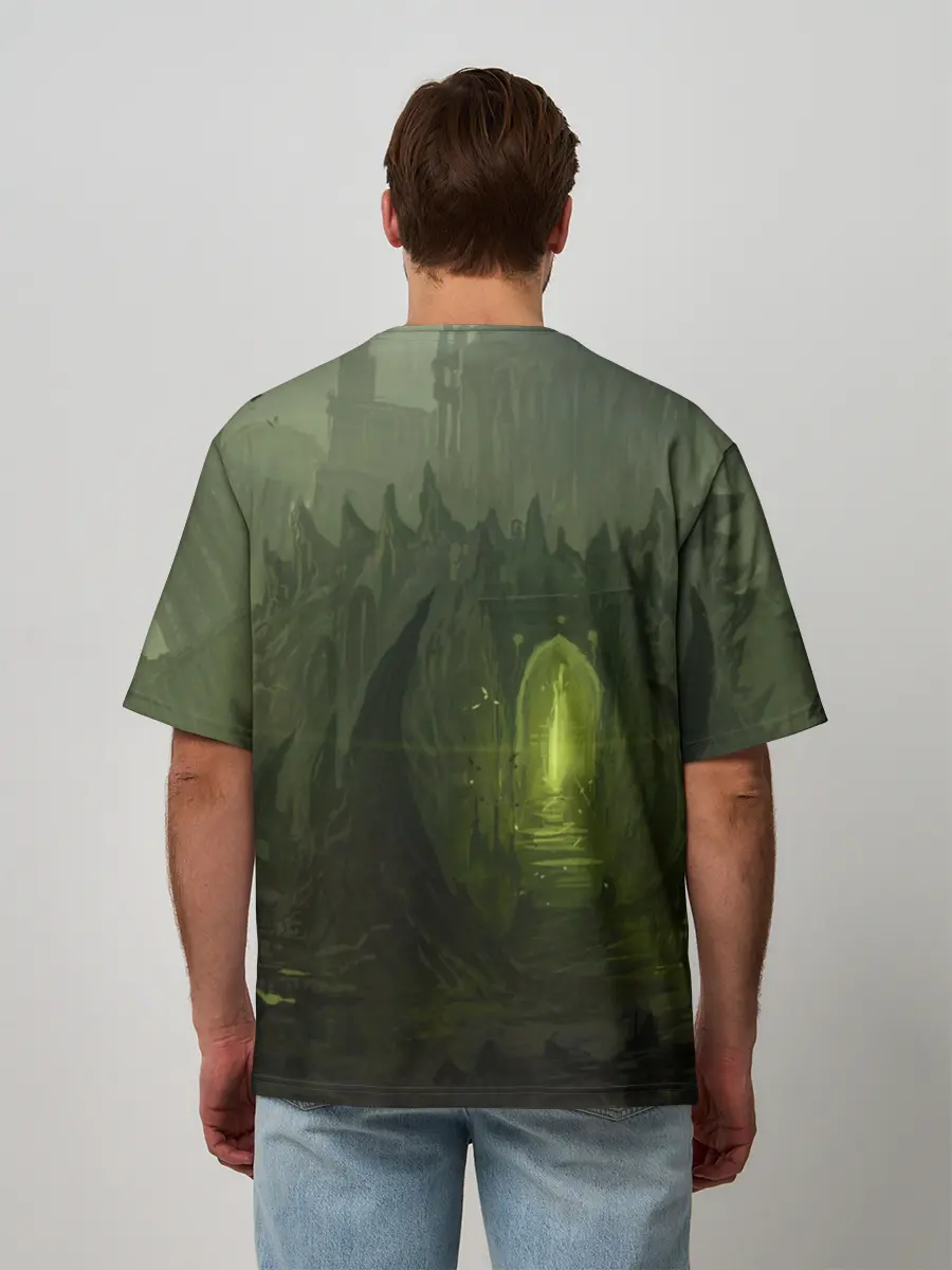 Мужская футболка оверсайз / Ведьмак 3: Дикая Охота