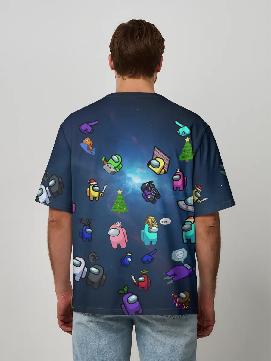 Мужская футболка оверсайз / Among US