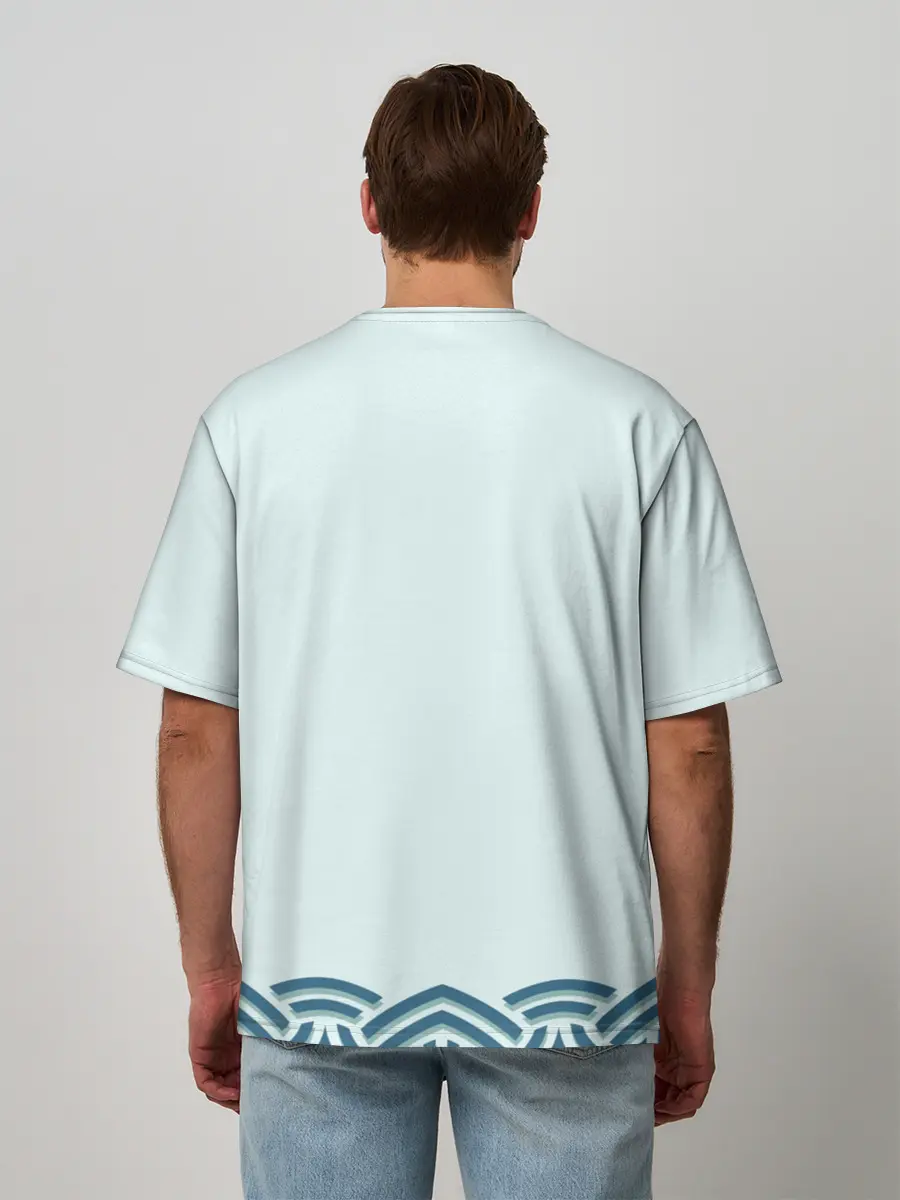 Мужская футболка оверсайз / Викинги