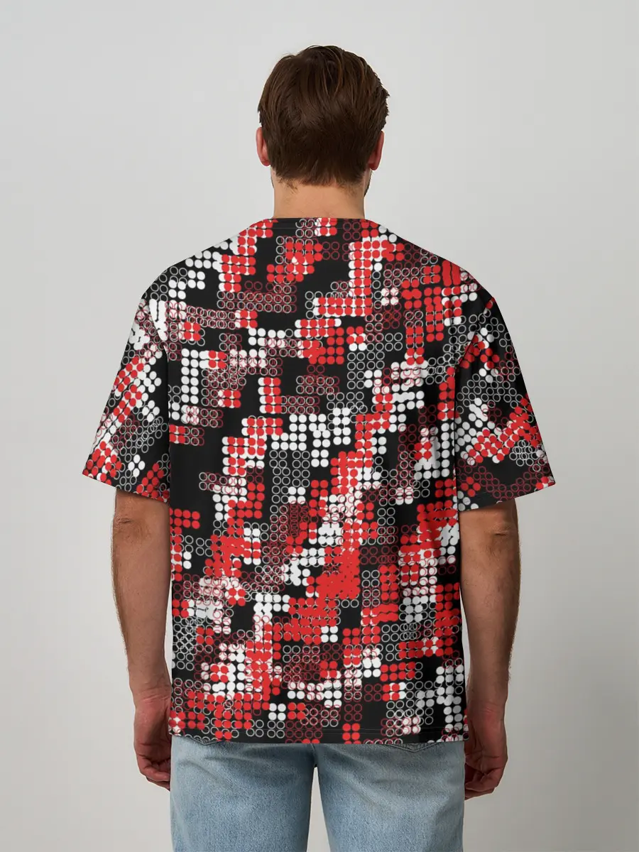 Мужская футболка оверсайз / Майнкрафт