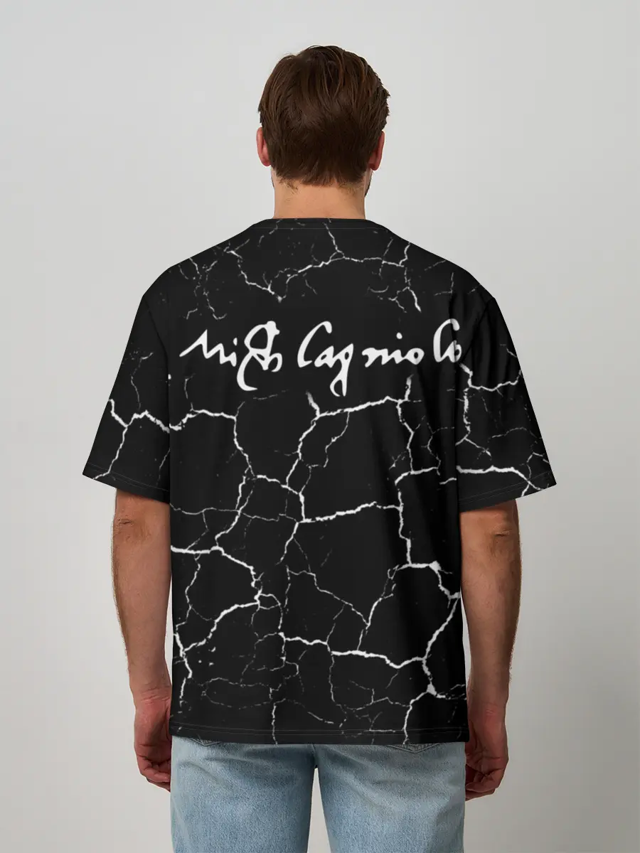 Мужская футболка оверсайз / La creazione di Adamo