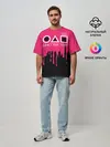 Мужская футболка оверсайз / Inspector of Squid Game