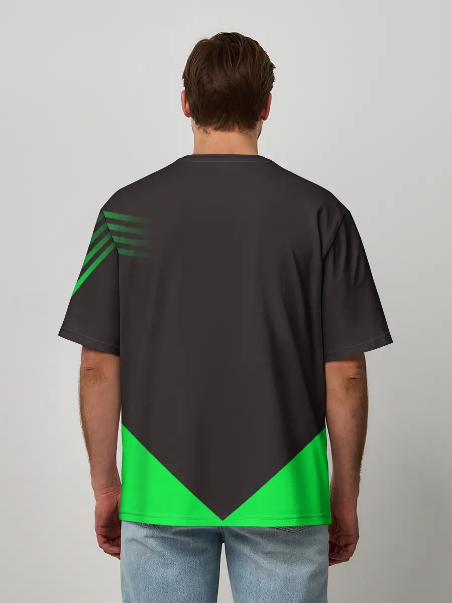 Мужская футболка оверсайз / Bicyclist