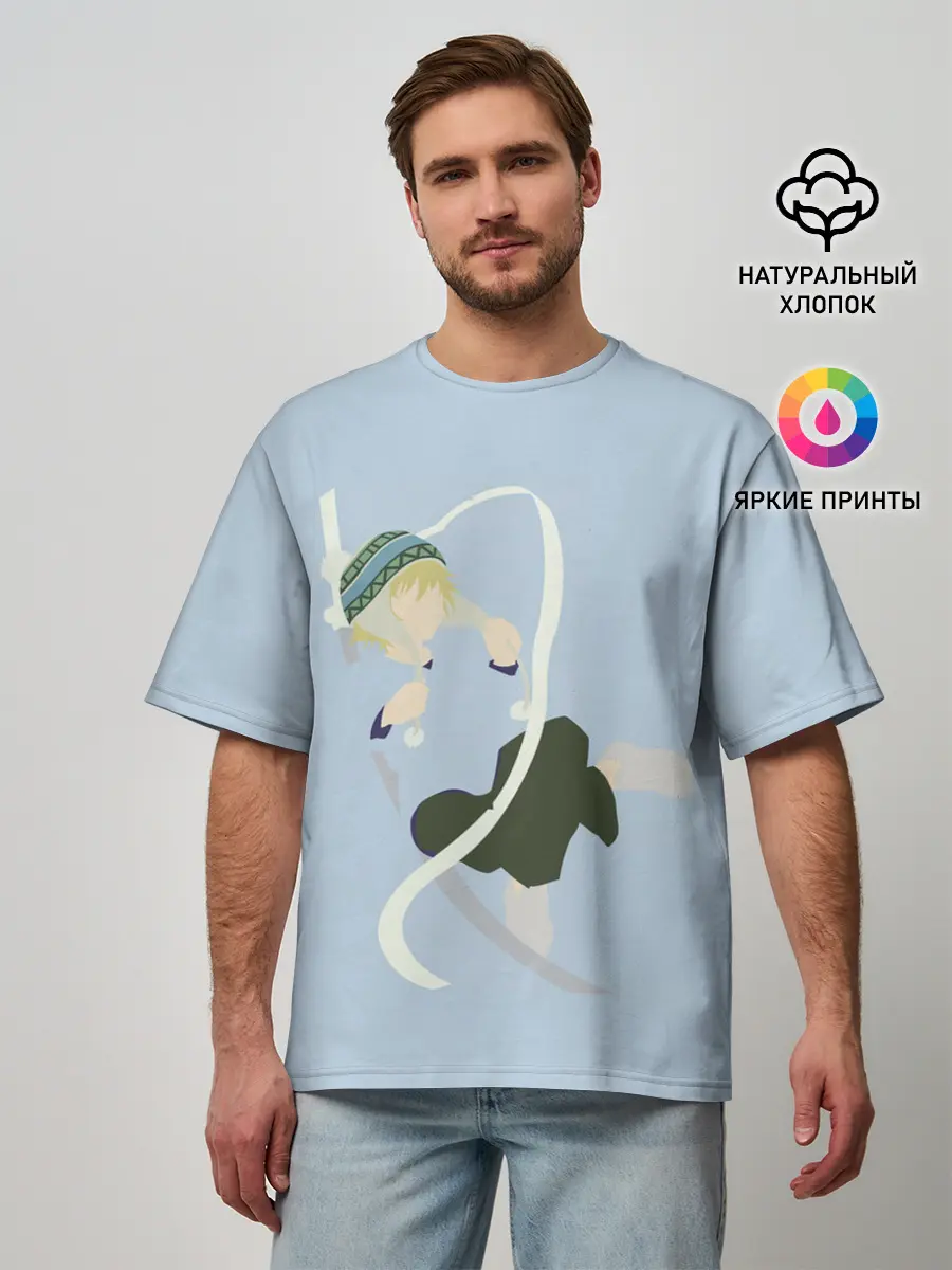 Мужская футболка оверсайз / Yukine