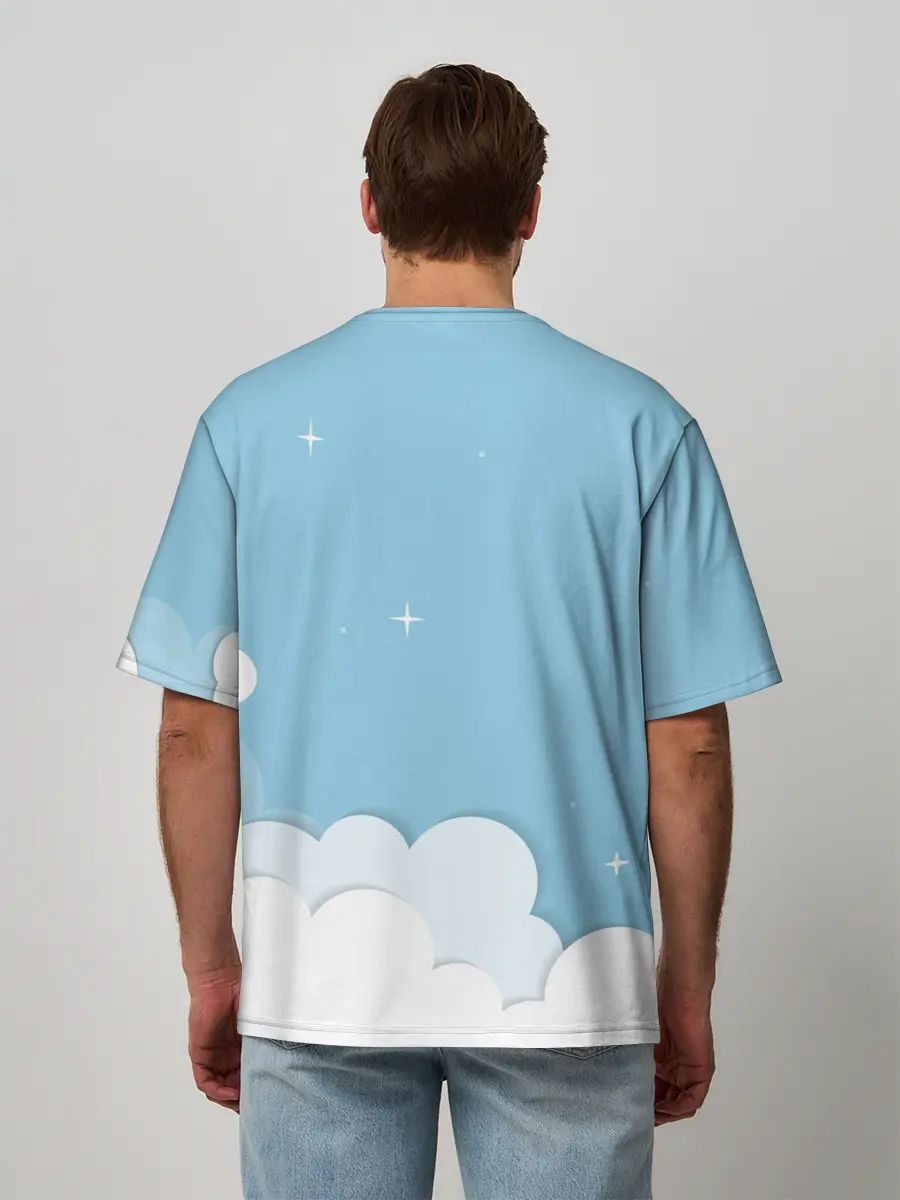 Мужская футболка оверсайз / Mission NASA