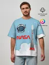 Мужская футболка оверсайз / Mission NASA