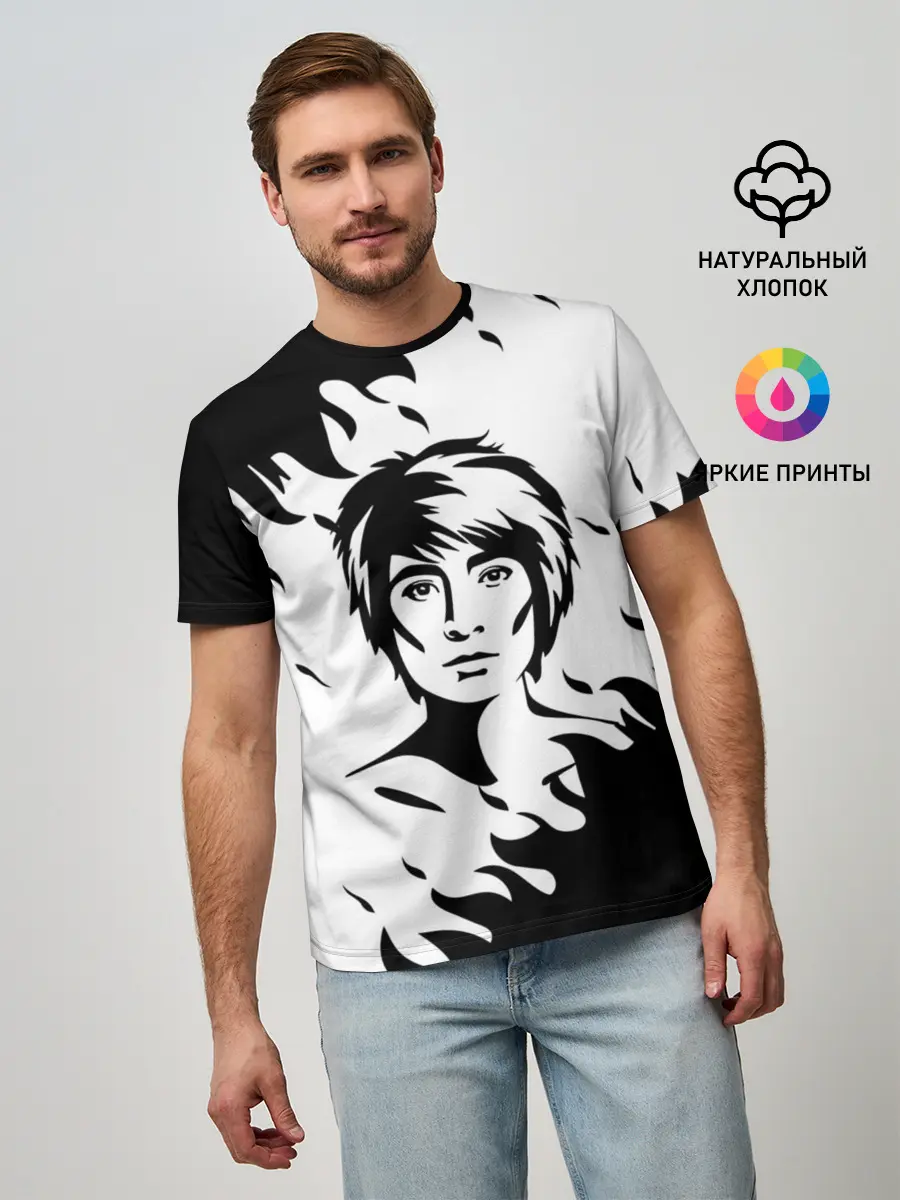 Мужская базовая футболка / Zемфира