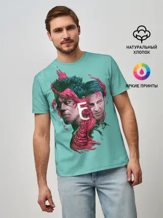 Мужская базовая футболка / Бойцовский клуб