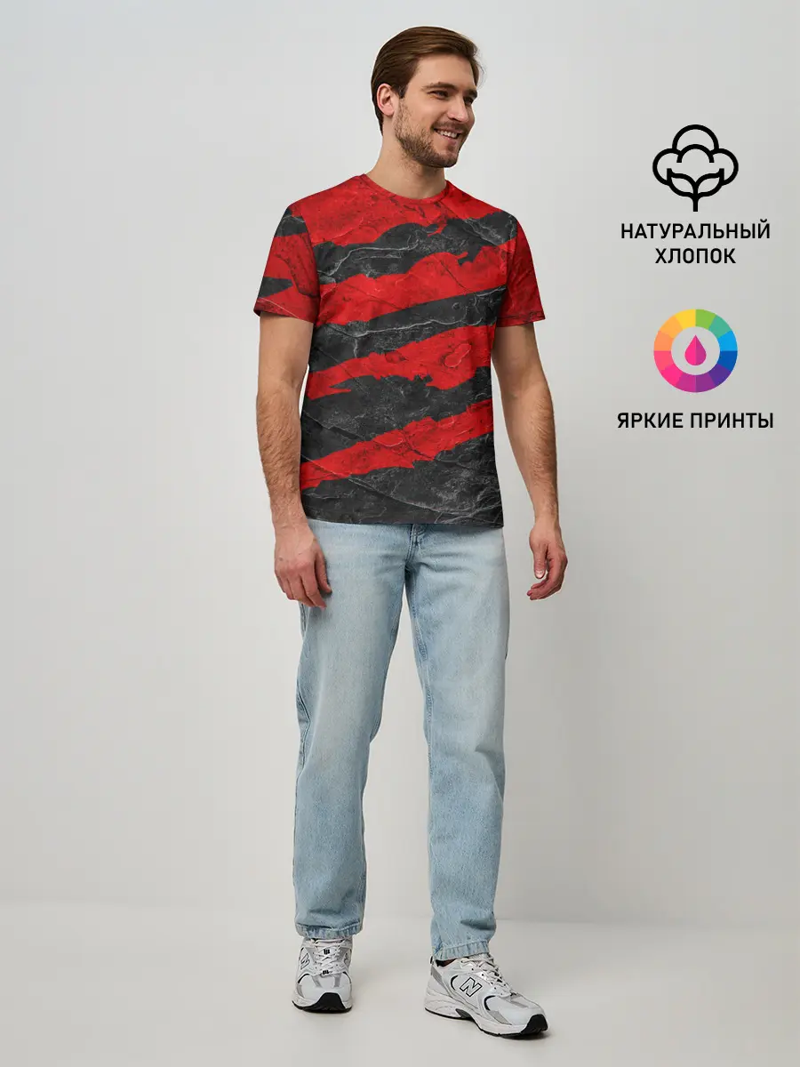 Мужская базовая футболка / Background